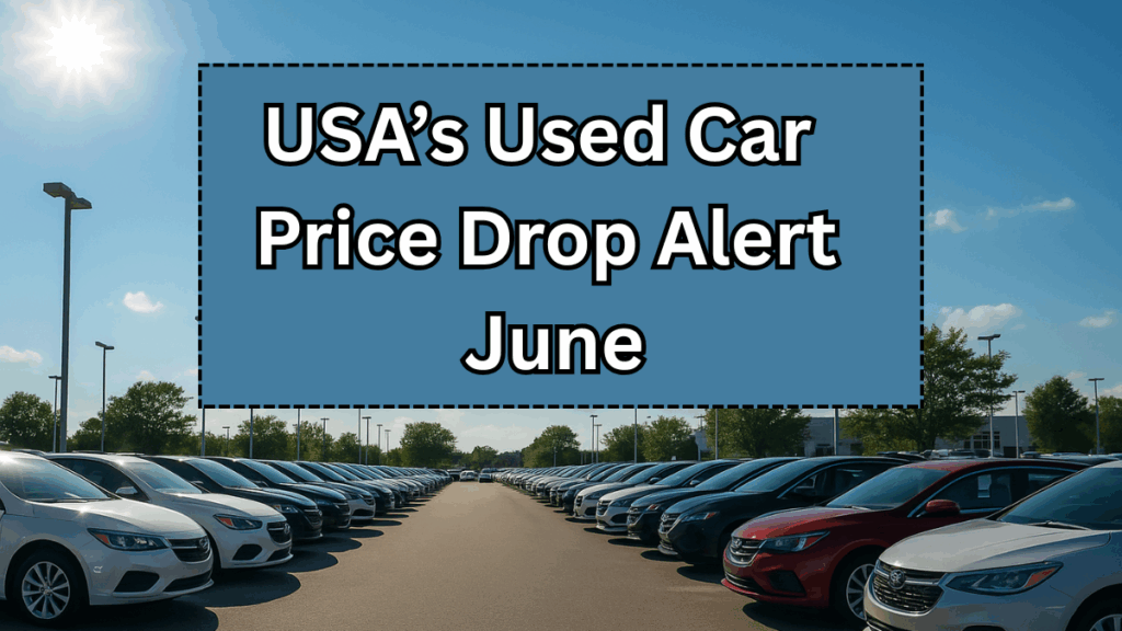 USA’s Used Car Price Drop Alert June 2025 – Best Time to Buy?