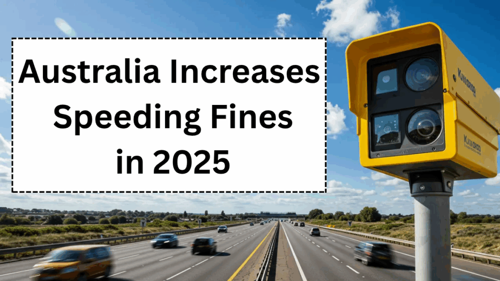 Australia Increases Speeding Fines in 2025 – New Rules for School Zones and Highways