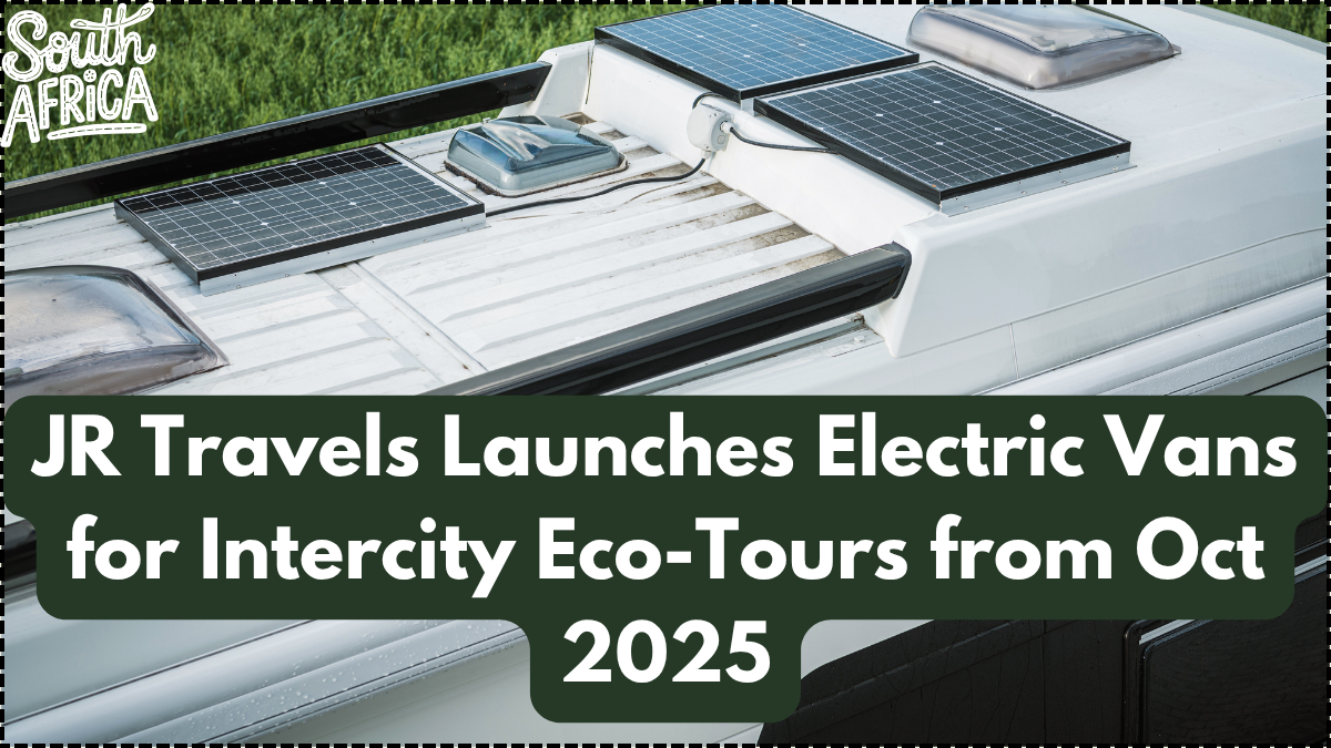 JR Travels Launches Electric Vans for Intercity Eco-Tours from Oct 2025