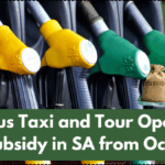 Minibus Taxi and Tour Operator Fuel Subsidy in SA from Oct 2025