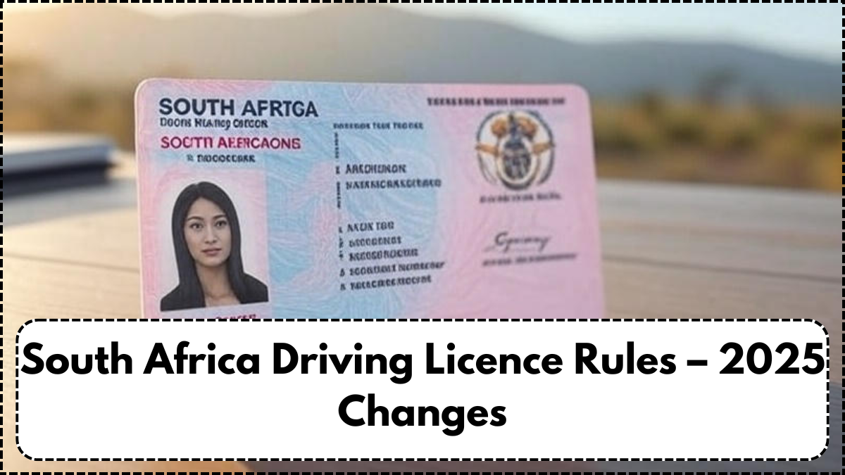South Africa Driving Licence Rules – 2025 Changes