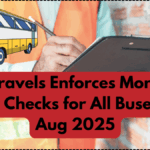 JR Travels Enforces Monthly Safety Checks for All Buses from Aug 2025