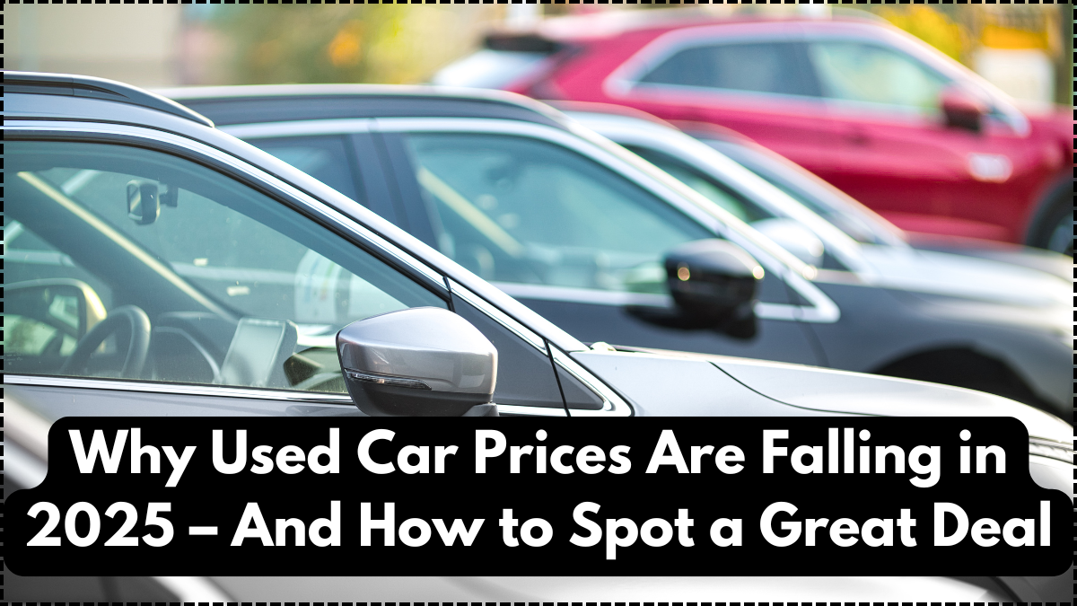 Why Used Car Prices Are Falling in 2025 – And How to Spot a Great Deal