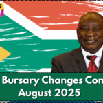 NSFAS Bursary Changes Coming in August 2025 – What Students Must Know