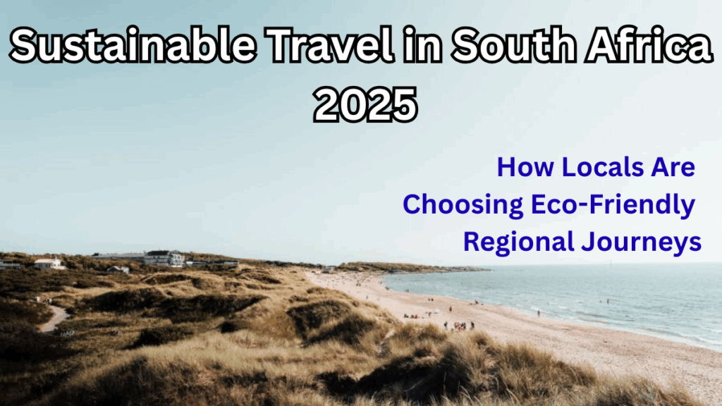 Sustainable Travel in South Africa 2025 – How Locals Are Choosing Eco-Friendly Regional Journeys